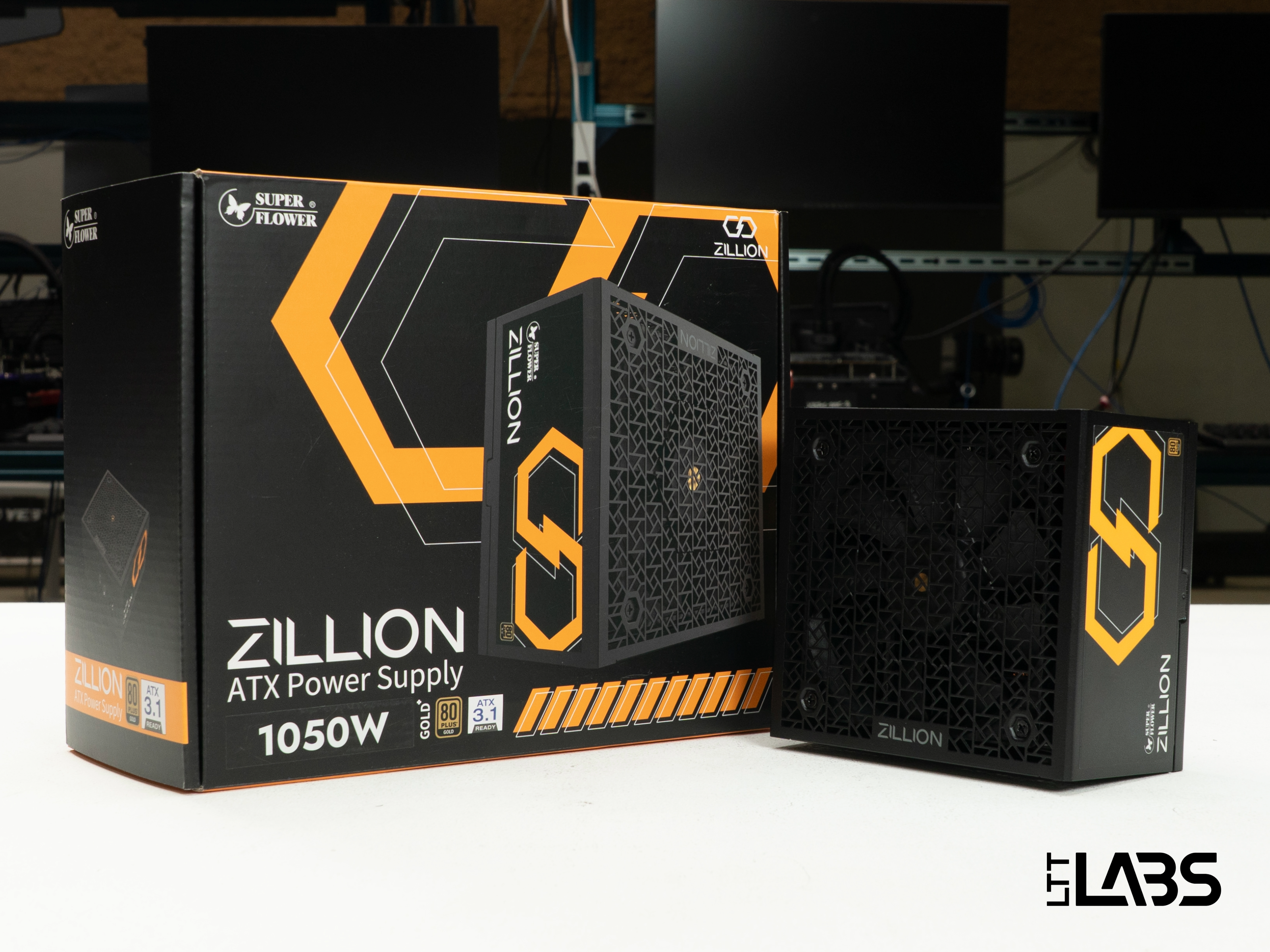 サラファイアゴールドバージョン Super Flower Zillion FG Gold 1050W ATX 3.1 | LTT Labs